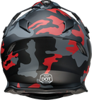 Z1R Range Helmet - Camo Red, Small - Model 0140-0094 with Polycarbonate Shield and Adjustable Visor
