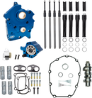 S&S CYCLE Cam Chest Kit with Plate - Chain Drive - Oil Cooled - 465 Cam - Black Pushrods - M8 310-1011B