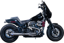 S&S CYCLE 2-into-1 Superstreet Exhaust System - 50 State - M8 Softail - Stainless Steel 550-0996B