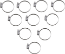 PARTS UNLIMITED Hose Clamps - Embossed - 32-50 mm - 10 Pack T03-6257-10
