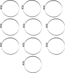 PARTS UNLIMITED Hose Clamps - Embossed - 80-100 mm - 10 Pack T03-6262-10