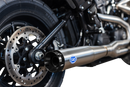 S&S CYCLE 2-into-1 Superstreet Exhaust System - 50 State - M8 Softail - Stainless Steel 550-0996B