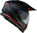Z1R Range Helmet - Uptake Black/Red 2XL with Removable Visor and Sun Shield