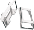 MOOSE OFFROAD Radiator Braces - Silver - Honda 11-162