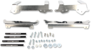 MOOSE OFFROAD Radiator Braces - Silver - Honda/Kawasaki 11-186