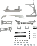 MOOSE OFFROAD Radiator Braces - Silver - Kawasaki 11-8018