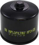 HIFLOFILTRO Racing Oil Filter - Black HF124RC