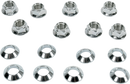 MOOSE OFFROAD Lug Nuts - Locking - Chrome - 8 Pack - ATV 0223-0044M