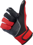 BILTWELL Baja Gloves - Red - Medium 1508-0801-303