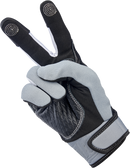 BILTWELL Baja Gloves - Gray - XS 1508-1101-301