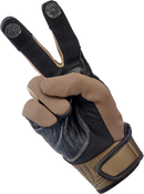BILTWELL Baja Gloves - Chocolate - Large 1508-0201-304