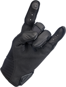 BILTWELL Bridgeport Gloves - Black Out - Small 1509-0101-302