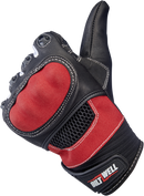 BILTWELL Bridgeport Gloves - Red - Small 1509-0801-302