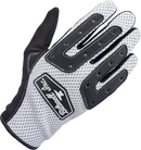 BILTWELL Anza Gloves - White - Medium 1507-0401-003