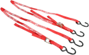 MOOSE OFFROAD Soft-Tie Tie-Downs - Red 3920-0303