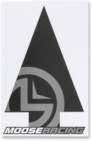 MOOSE OFFROAD Course Arrow - Black/White M9001-15PT
