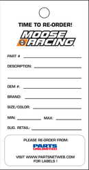 MOOSE OFFROAD Reorder Cards - Moose 9904-0546