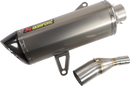 AKRAPOVIC Slip-On Scooter Muffler - Stainless Steel S-Y3SO1-HRSS/1