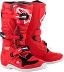 ALPINESTARS Youth Tech 7S Boots - Red - US 5 / EU 38 2015017-30-5