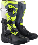 ALPINESTARS Tech 3 Boots - Black/Gray/Yellow Fluorescent - US 12 / EU 47 2013018-1055-12