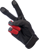BILTWELL Anza Gloves - Red - Medium 1507-0801-003