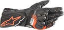 ALPINESTARS SP-8 V3 Gloves - Black/Fluo Red - Large 3558321-1030-L