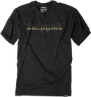 FACTORY EFFEX Goldwing Sketched T-Shirt- Black - Large 25-87814