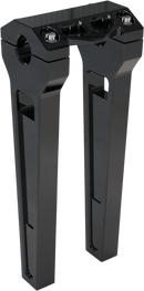 LA CHOPPERS Performance Risers - Straight - 10"- Black Anodized LA-7470-10B