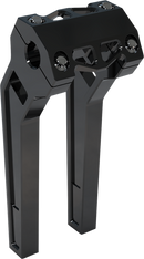 LA CHOPPERS Performance Risers - Pullback - 10" - Black Anodized LA-7471-10B