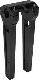 LA CHOPPERS Performance Risers - Straight - 10" x 1-1/4" - Black Anodized LA-7480-10B
