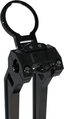 LA CHOPPERS Gauge Mount - Single - Black - Dyna/Sportster LA-7397-01B