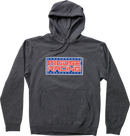 MOOSE OFFROAD Spangled Hoodie - Gray - Medium 3050-5875