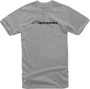 ALPINESTARS Linear Combo T-Shirt - Heather Gray/Black - 2XL 12137200211262X