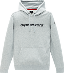 ALPINESTARS Linear Hoodie - Heather Gray/Black - Medium 1213516701026M