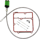 FEULING PARTS Oil Tank Breather Kit - Stainless - 99'-05' Dyna 3070