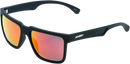 FMF The Don Sunglasses Matte Black with Red Mirror Lenses F-61506-251-01