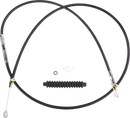 DRAG SPECIALTIES High-Efficiency Black Vinyl Clutch Cable - 76" 4322414HE