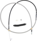 DRAG SPECIALTIES High-Efficiency Braided Stainless Steel Clutch Cable - 74" 5322412HE