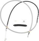 DRAG SPECIALTIES High-Efficiency Braided Stainless Steel Clutch Cable - 76" 5322414HE