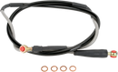 MOOSE OFFROAD Brake Line - Front - Stainless Steel - Kawasaki KX K02-1-030/P