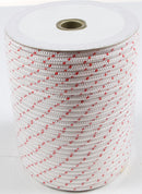 SP1 Nylon Starter Rope Polyester White/Red 3/16" x 250' with Heavy Duty Strength
