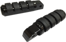DRAG SPECIALTIES Soft Ride Foot Pegs - Large - Black - FL/FX P17-0341ISGB