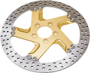 Performance Machine (PM) Gold Ops Rotor - 11.8-Inch Front Left, Part Number 0133-1800FACLS-SMG