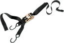 PARTS UNLIMITED 1" Ratchet Tied Down - Assist - Black 3920-0074