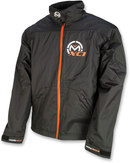 MOOSE OFFROAD Youth XC1 Rain Jacket - Black - US 7/8 2922-0067