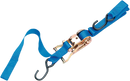 PARTS UNLIMITED 1" Ratchet Tied Down - Assist - Blue 3920-0076