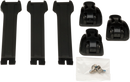 MOOSE OFFROAD Strap/Buckle Kit - Youth - Long - Black 3430-0843