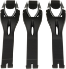 MOOSE OFFROAD Strap/Buckle Kit - Short - Black 3430-0844