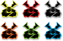 MOOSE OFFROAD Decal - S18 - Agroid - 6 Pack 4320-2023