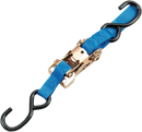 PARTS UNLIMITED Heavy-Duty Ratchet Tie-Down - 1-1/2" x 6' - Blue 3920-0082